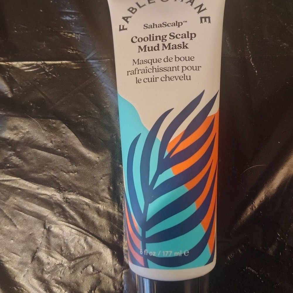 Fable & Mane SahaScalp Cooling Scalp Mud Mask 6 fl oz 177 ml Bentonite Clay Neem
